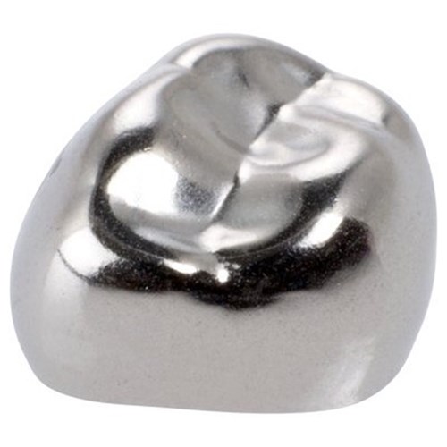 3M Crown Form NiChro - Stainless Steel 1st Molar Crowns - DLL5, 2-Pack