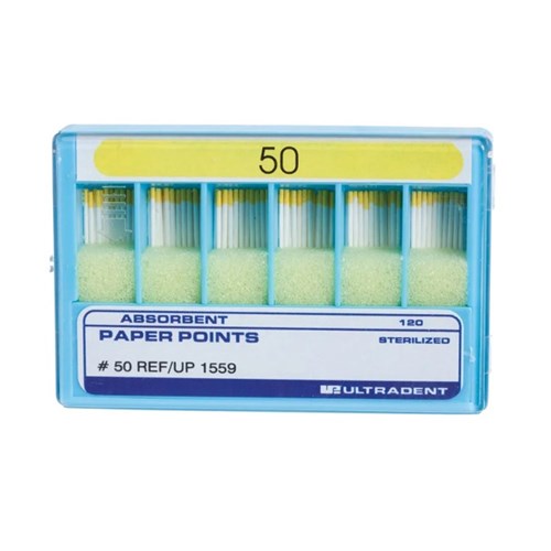 ULT-1559 - ABSORBENT PAPER POINTS 120 Paper Points Size 50