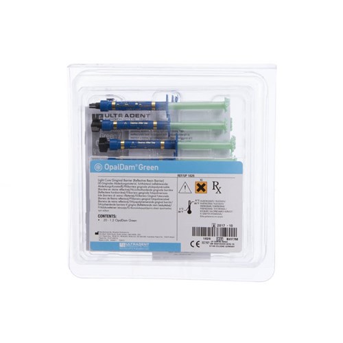 Ultradent Opaldam - Green - Economy Refill - 1.2ml Syringe, 20-Pack