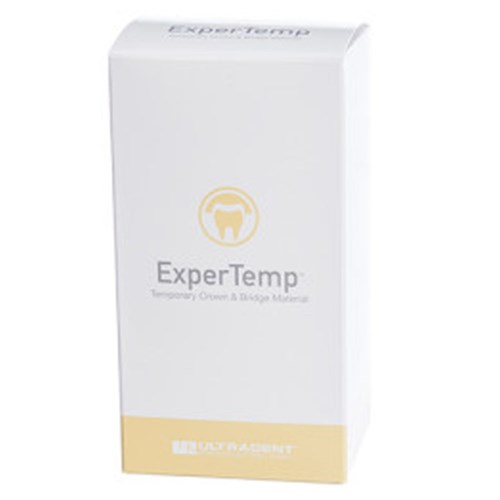 Ultradent ExperTemp - Shade A2 - 50ml Cartridge, 1-Pack and 15 Mixing tips