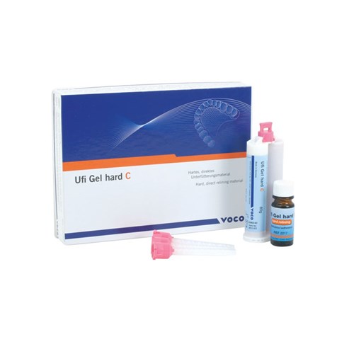 Voco Ufi Gel Hard C - Kit - 80g Cartridge, 10ml Adhesive and Mix Tips