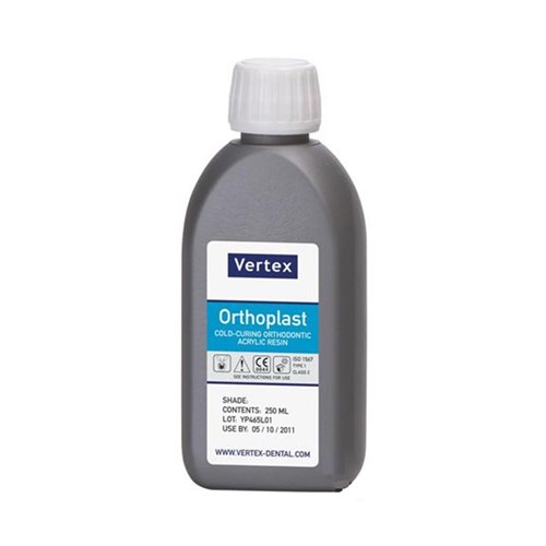 Vertex Orthoplast Liquid - Turquoise, 250ml Bottle