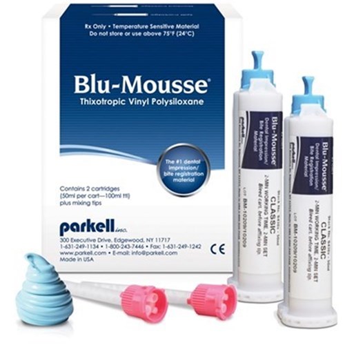 BLU MOUSSE AC CLASSIC 50ml x 2 cartridges