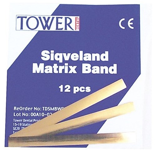 Siqveland Matrix Band Apex Narrow Pack of 12