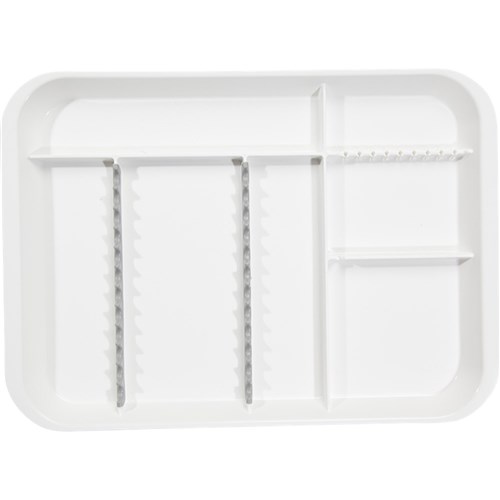 B LOK Tray Divided White 33.97 x 24.45 x 2.22cm