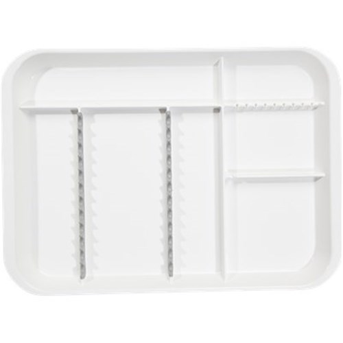 B LOK Tray Divided White 33.97 x 24.45 x 2.22cm