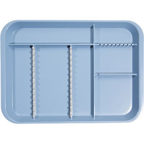 B LOK Tray Divided Blue 33.97 x 24.45 x 2.22cm