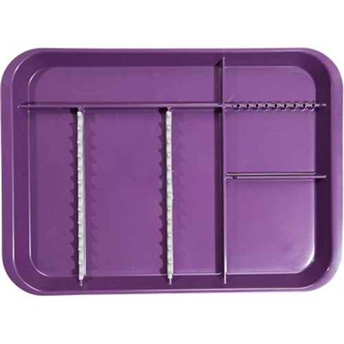 B LOK Tray Divided Plum 33.97 x 24.45 x 2.22cm