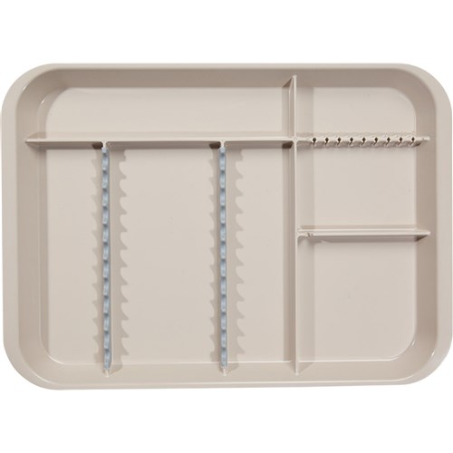 B LOK Tray Divided Beige 33.97 x 24.45 x 2.22cm