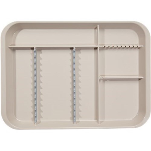 B LOK Tray Divided Beige 33.97 x 24.45 x 2.22cm