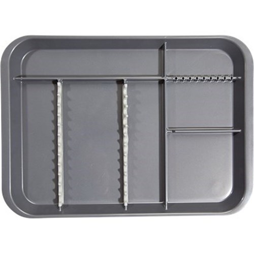 B LOK Tray Divided Grey 33.97 x 24.45 x 2.22cm