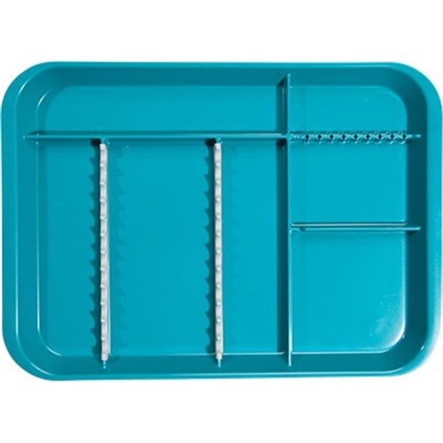 B LOK Tray Divided Teal 33.97 x 24.45 x 2.22cm