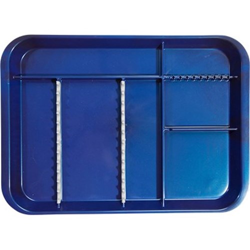 B LOK Tray Divided Midnight Blue 33.97 x 24.45 x 2.22cm