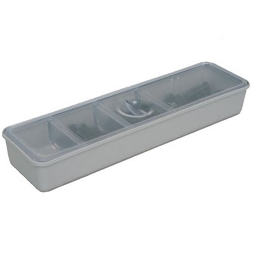 Long Tub Cup & Cover 5 Storage Compartments