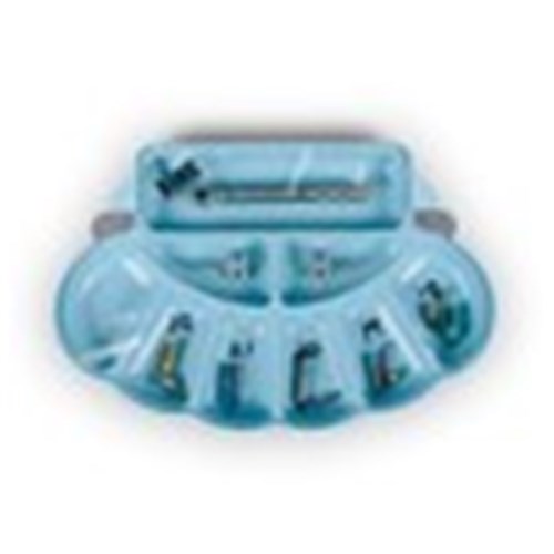 Organiser for Implants Blue 17.46  x 11.75  x 1.59cm