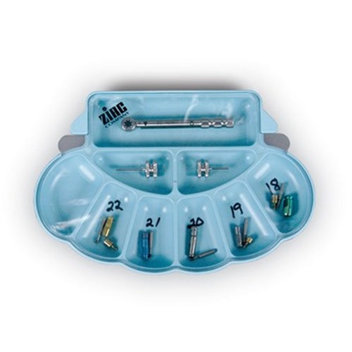 Organiser for Implants Blue 17.46  x 11.75  x 1.59cm