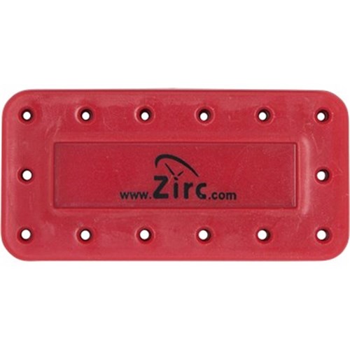 Zirc Magnetic Bur Block - Large - 14 Holes - Red