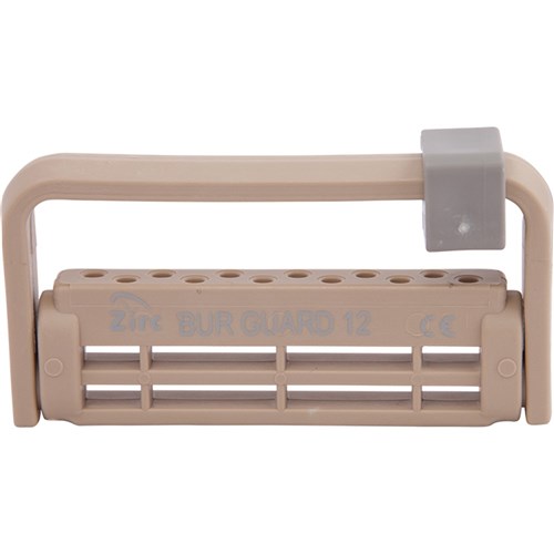 Zirc Steri Bur Guard - 12 Holes - Beige