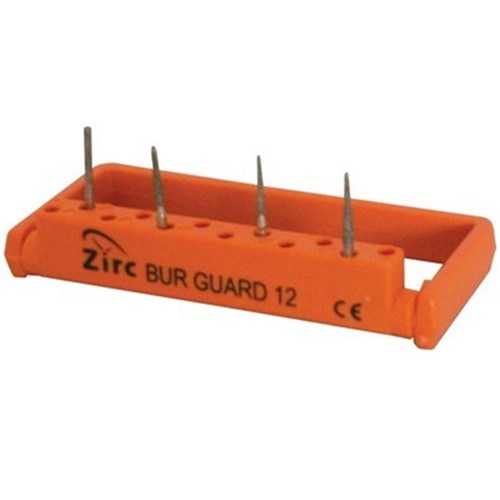 Zirc Steri Bur Guard - 12 Holes - Red