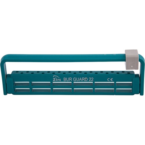 Zirc Steri Bur Guard - 22 Holes - Teal