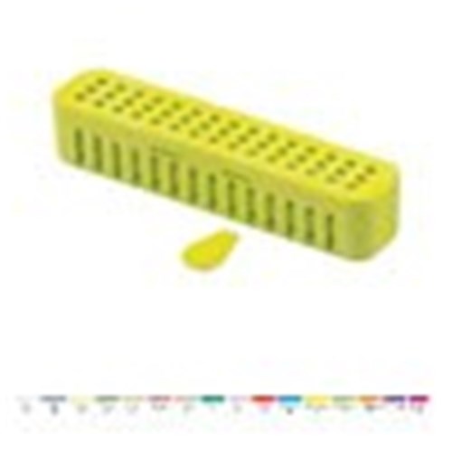 STERI-CONTAINER Standard Neon Yellow 20.64 x 5.08 x3.81cm