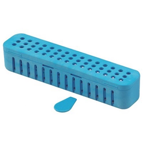 STERI-CONTAINER Compact Neon Blue 18.10 x  3.81 x 3.81cm