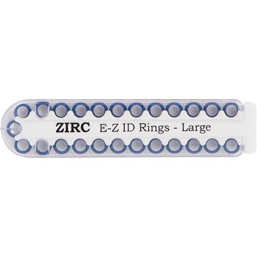 E Z ID Rings for Instruments Large Midnight Blue x 25