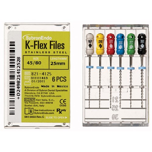 21mm Assorted 45 - 80 Kerr K Files